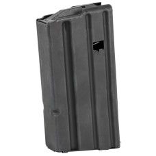 Ammunition Storage Components Magazine, 223 Rem, Fits AR-15, 10Rd Capacity with 20Rd Body, Stainless, Black. 223-20RD-L-10RD-SS