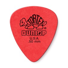 Dunlop TORTEX Standard .50mm Red Pack of 12 Picks